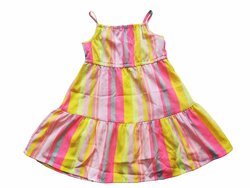 Letní šaty na ramínkách pruhované secondhand