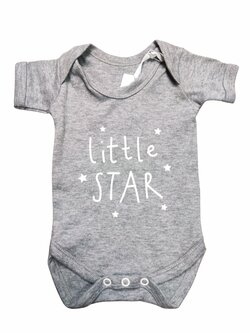 Šedé body s nápisem pro holky outlet Megan Claire