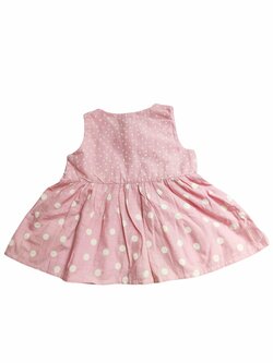 Růžové šaty s puntíky secondhand Monsoon