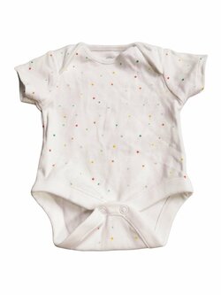 Bílé body s hvězdičkami secondhand Next Bílé body s hvězdičkami secondhand Next