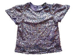 Fialové triko se třpytkami pro holky outlet George