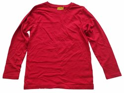 Červené triko s dlouhým rukávem pro kluky outlet studio Červené triko s dlouhým rukávem pro kluky outlet studio