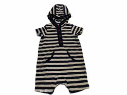 Pruhovaný overal s kapucí pro kluky outlet George Pruhovaný overal s kapucí pro kluky outlet George