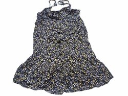 Letní šaty s kytičkami na ramínkách secondhand Primark
