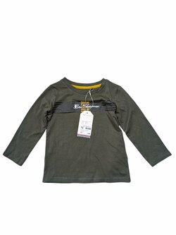 Zelené triko s dlouhým rukávem pro kluky outlet