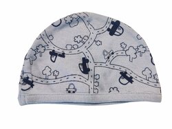 Čepička pro kluky modrá s auty secondhand Čepička pro kluky modrá s auty secondhand