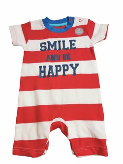 Pruhovaný overal červeno bílý pro kluky outlet George Pruhovaný overal červeno bílý pro kluky outlet George