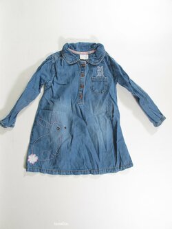 Šaty dl rukláv modré secondhand Šaty dl rukláv modré secondhand