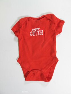 Body pro kluky červené secondhand Body pro kluky červené secondhand