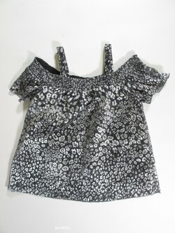 Tunika pro holky stříbrno černé secondahnd Tunika pro holky stříbrno černé secondahnd