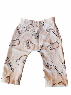 Bledé kalhoty se zvířátky pro kluky secondhand George Bledé kalhoty se zvířátky pro kluky secondhand George
