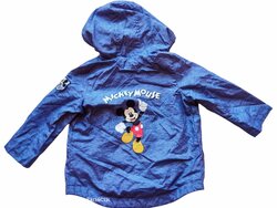 Mickey Mouse jarní modrá bunda pro kluky secondhand Disney Mickey Mouse jarní modrá bunda pro kluky secondhand Disney