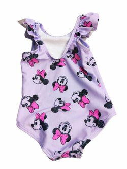 Plavecký overal fialový s Minie pro holky secondhand Disney Plavecký overal fialový s Minie pro holky secondhand Disney