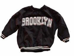 Černá mikina BROOKLYN pro holky secondhand F&F