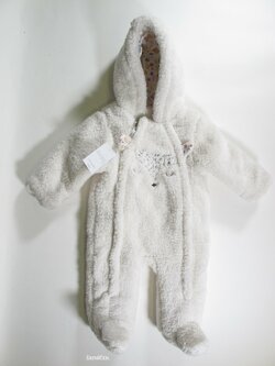 Chlupatá zimní kombinéza Baby pro holky nová Chlupatá zimní kombinéza Baby pro holky nová