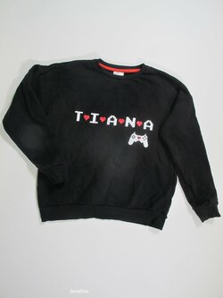 Mikina pro holky černá secondhand Mikina pro holky černá secondhand