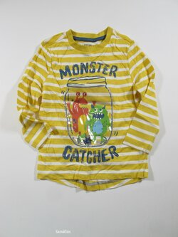 Pruhované triko s obrázkem second hand Pruhované triko s obrázkem second hand