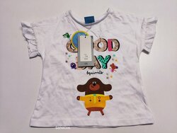 Bílé triko s obrázkem pro holky outlet Bílé triko s obrázkem pro holky outlet