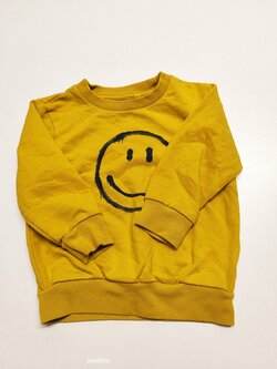 Žlutá mikina se smajlíkem pro kluky secondhand Žlutá mikina se smajlíkem pro kluky secondhand