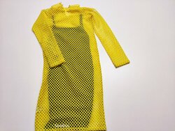 Žluté šaty s černým vnitřkem dl rukáv secondhand Žluté šaty s černým vnitřkem dl rukáv secondhand