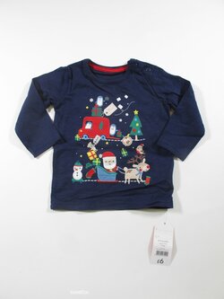 Modré triko s obrázky outlet Modré triko s obrázky outlet