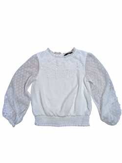 bílá halenka s kytičkami pro holky secondhand bílá halenka s kytičkami pro holky secondhand