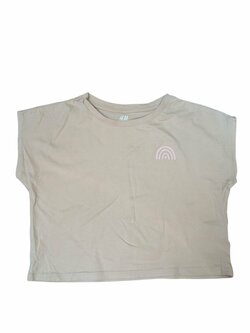 Béžové triko pro holky s obrázkem secondhand H&M Béžové triko pro holky s obrázkem secondhand H&M