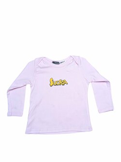 Růžové tričko s nápisem a dlouhým rukávem secondhand Brand new Růžové tričko s nápisem a dlouhým rukávem secondhand Brand new