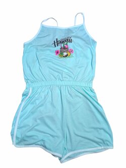 Tyrkysový overal s obrázkem pro holky outlet Primark