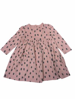 růžové šaty s puntíky pro holky outlet MaS