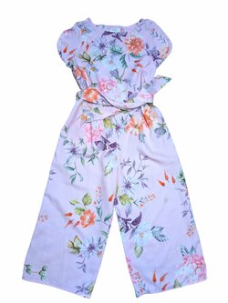 Růžový overal kytkovaný pro holky secondhand Next Růžový overal kytkovaný pro holky secondhand Next