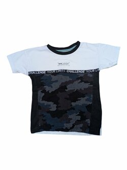 bílé tričko s motivem pro kluky secondhand Nutmeg bílé tričko s motivem pro kluky secondhand Nutmeg