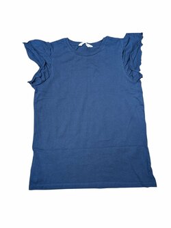 tmavě modré tričko pro holky secondhand mango