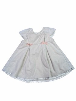 béžové šaty s mašlemi pro holky secondhand tahari béžové šaty s mašlemi pro holky secondhand tahari