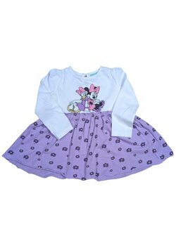 Fialovo bílé šaty Disney pro holky secondhand Fialovo bílé šaty Disney pro holky secondhand