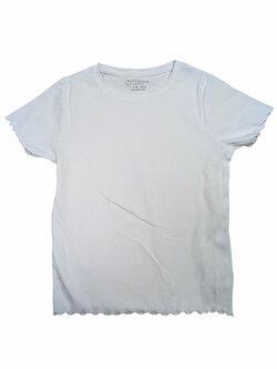 Bílé triko elastické pro holky secondhand Primark