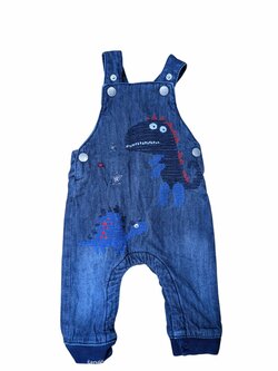 Džínové lacláče pro kluky secondhand bluezoo