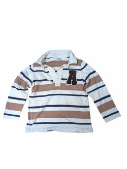 Pruhovaná polokošile s dlouhým rukávem pro kluky secondhand TU Pruhovaná polokošile s dlouhým rukávem pro kluky secondhand TU