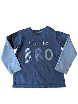 modré triko s dlouhým rukávem pro kluky