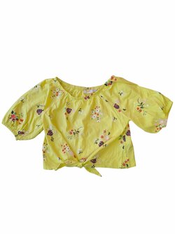 Žluté triko s obrázky pro holky secondhand Kids Žluté triko s obrázky pro holky secondhand Kids