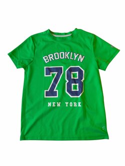 Zelené triko s nápisem pro kluky secondhand H&M Zelené triko s nápisem pro kluky secondhand H&M