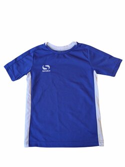 Modré sportovní triko pro kluky secondhand Sondico Modré sportovní triko pro kluky secondhand Sondico