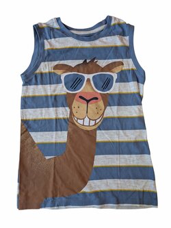pruhované tílko s velbloudem pro kluky secondhand CA 