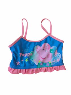 Vrchní díl plavek Prasátko Peppa pro holky secondhand Vrchní díl plavek Prasátko Peppa pro holky secondhand
