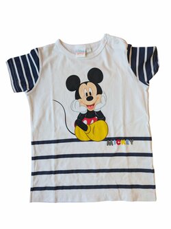bílé triko pro kluky mickey mouse secondhand Disney 