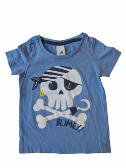 světle modré pirátské triko pro kluky secondhand CA světle modré pirátské triko pro kluky secondhand CA