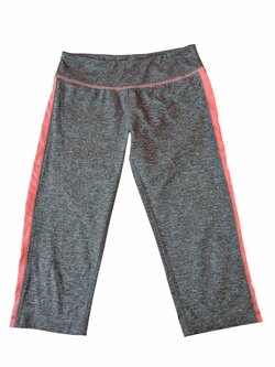 šedé tříčtvrteční legíny pro holky secondhand CA