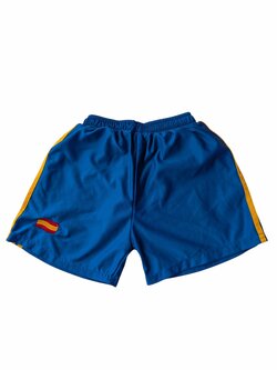 Modré sportovní kraťasy pro kluky secondhand Adidas