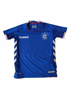 Fotbalový dres Rangers pro kluky secondhand hummel Fotbalový dres Rangers pro kluky secondhand hummel