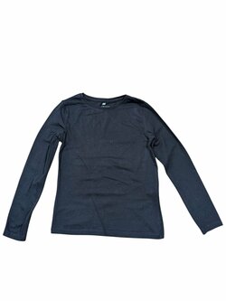 Černé elastické triko pro holky secondhand H&M Černé elastické triko pro holky secondhand H&M